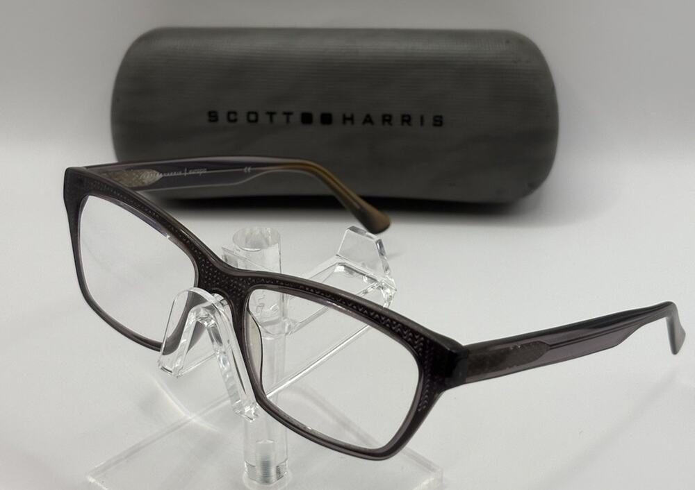 Scott Harris SH488 Brown Eyeglasses 53-17 140
